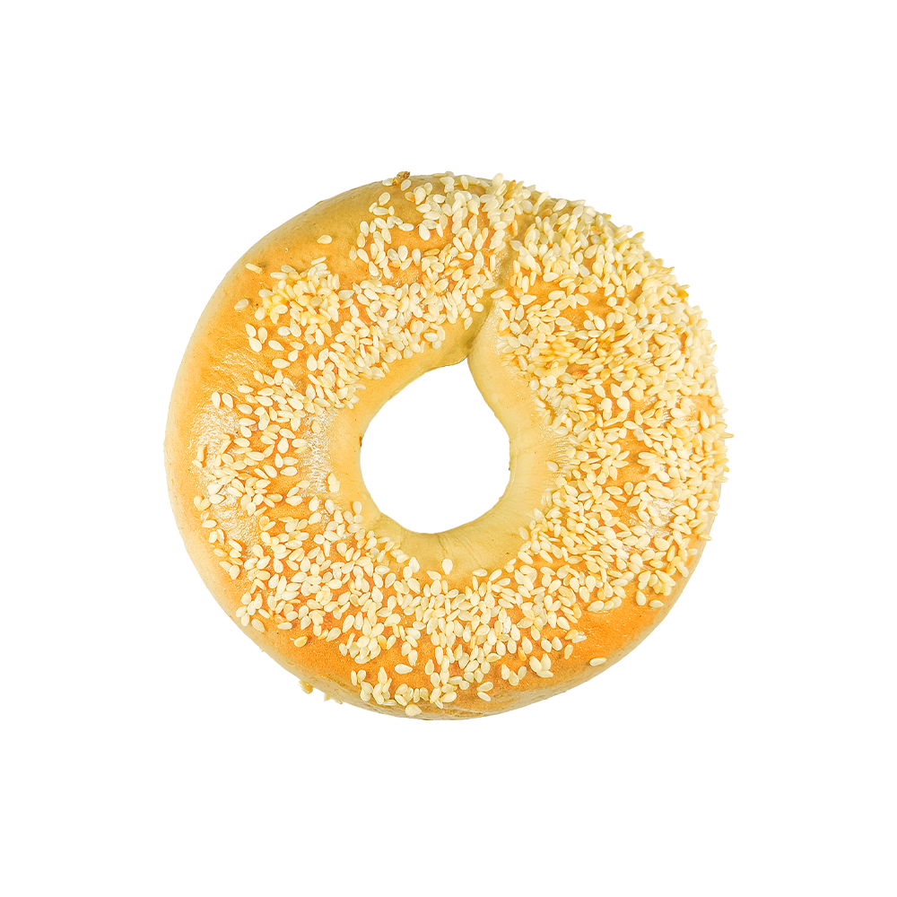 Bagel de gergelim salgado com fonte de trigo de alta qualidade