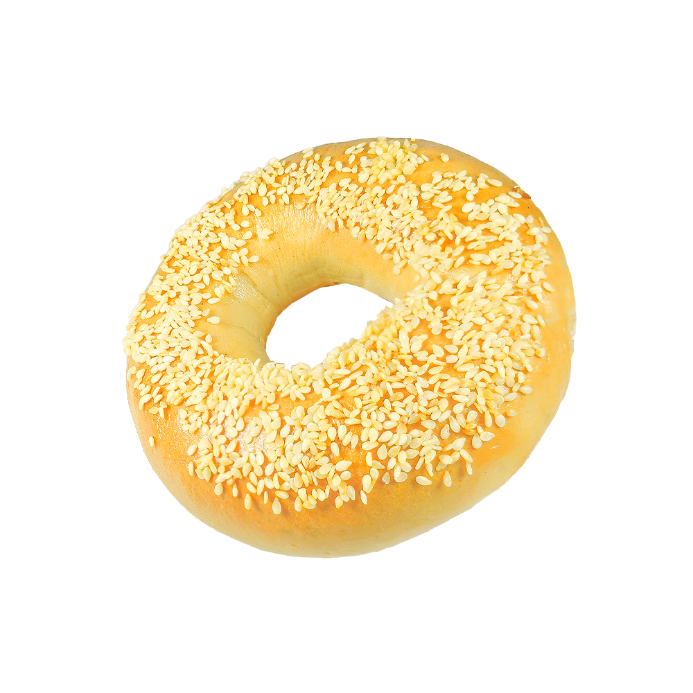 Bagel de gergelim salgado com fonte de trigo de alta qualidade
