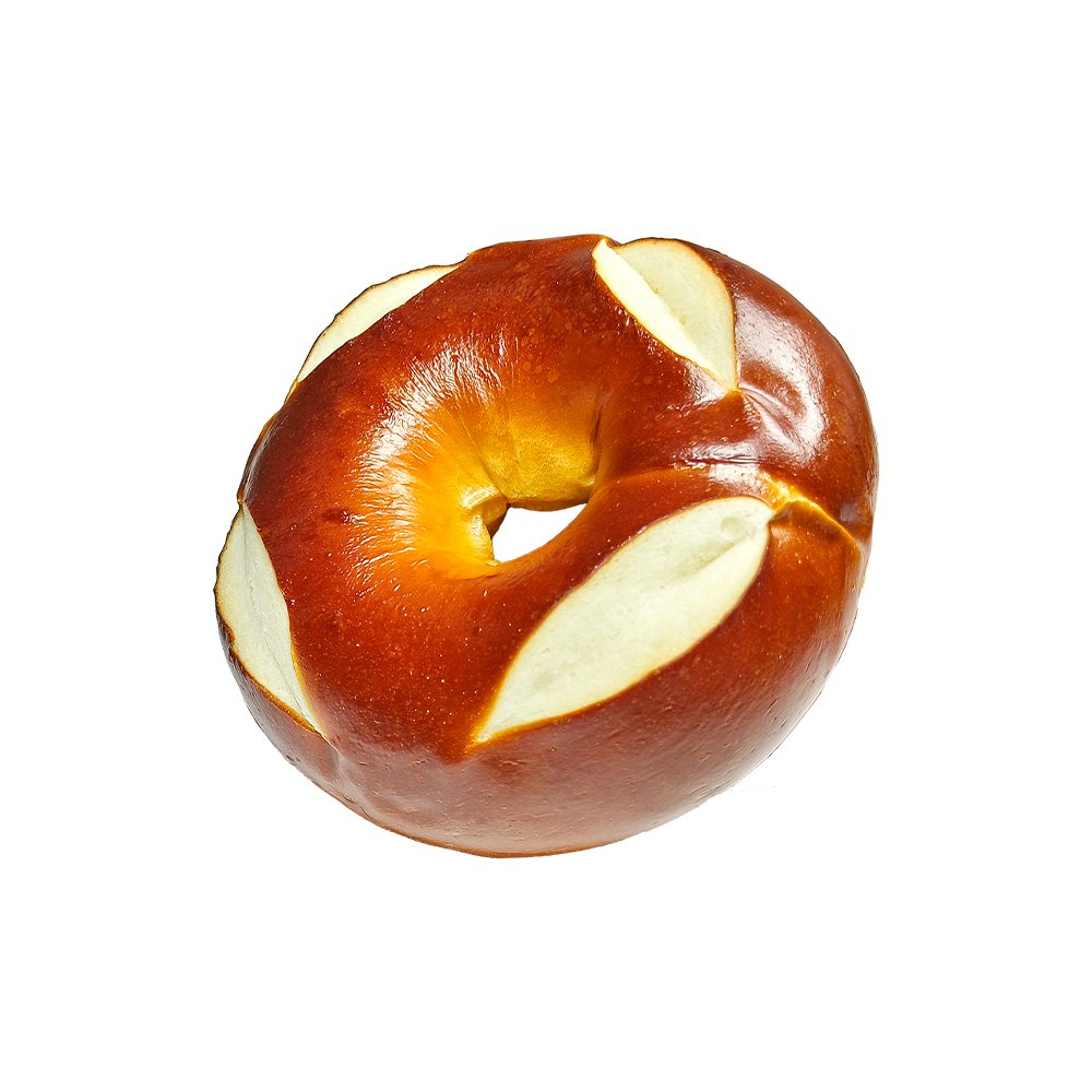 Bagel de pretzel para assar em alta temperatura Bagel de pretzel para assar em alta temperatura