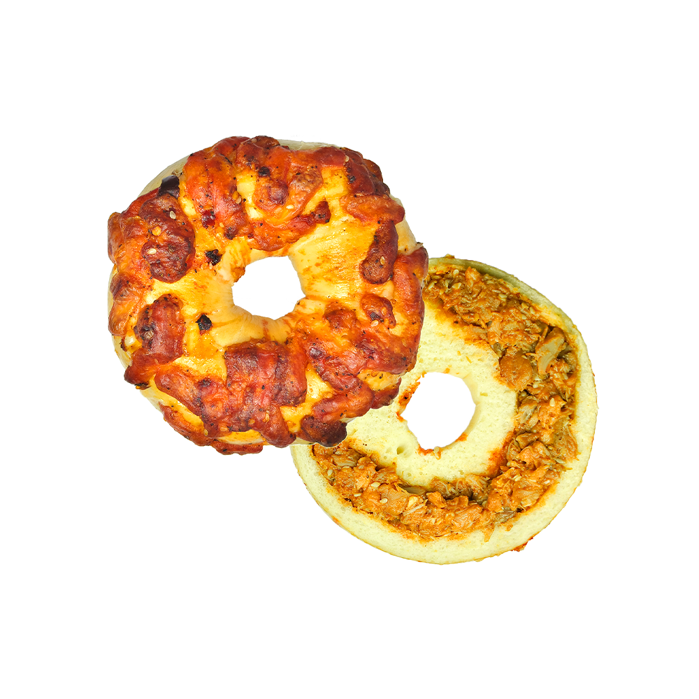 Bagel em borracha à base de bagel de frango com pimenta Teng Bagel em borracha à base de bagel de frango com pimenta Teng