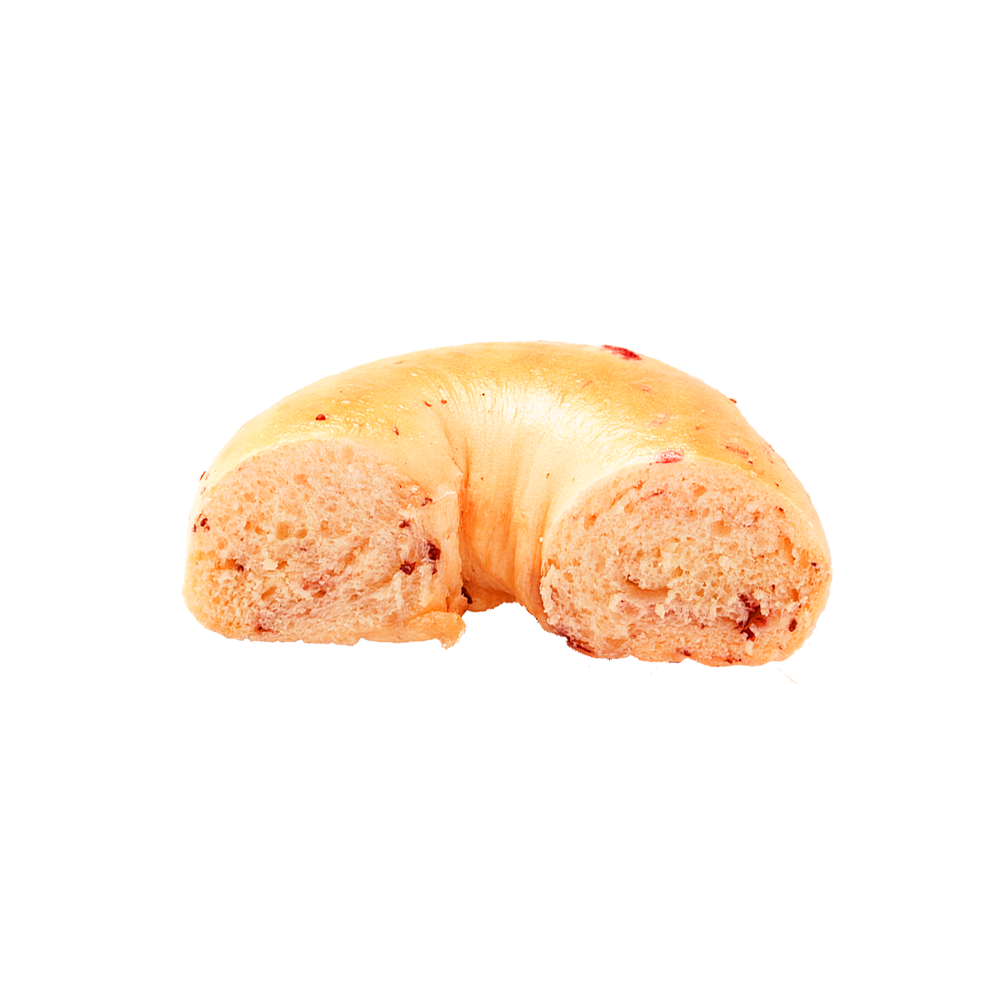 Bagel de cranberry saudável e com baixo teor de gordura Bagel de cranberry saudável e com baixo teor de gordura